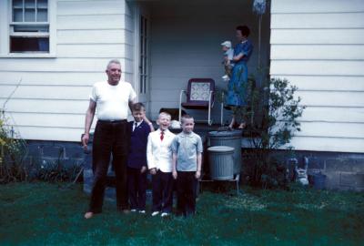 Granddaddy, Terry, Howard,Jimmy, Louise with Gary
