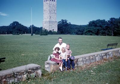 Dad and kids