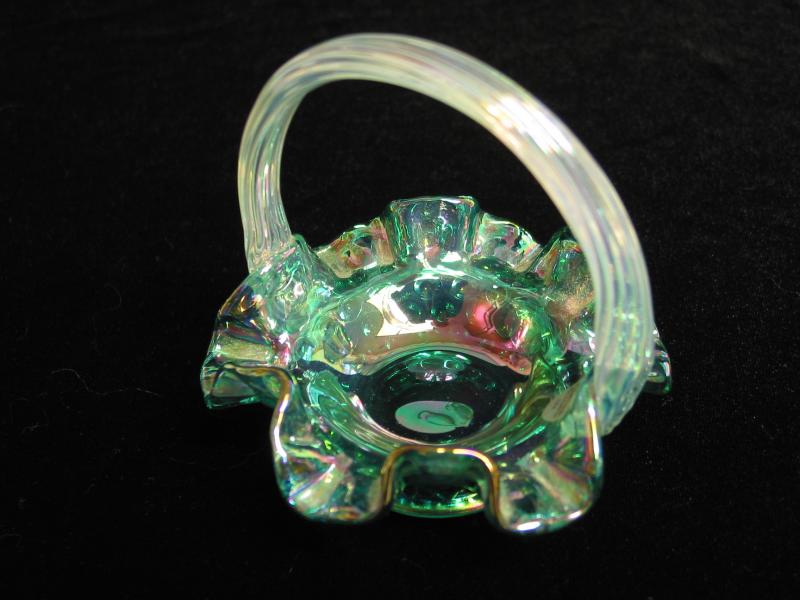 Fenton Pearl Basket