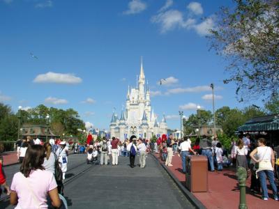 Cinderella's Castle from Main Street