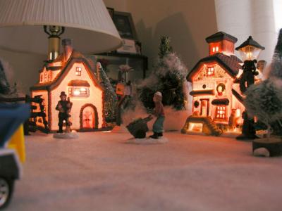 Grandmas Christmas Village