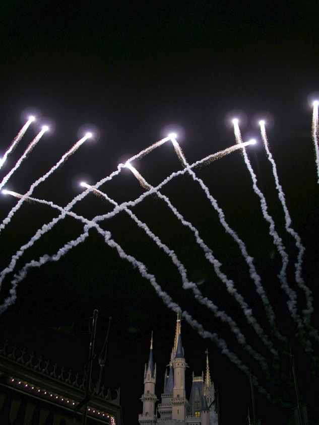 Fireworks of Cinderellas Castle