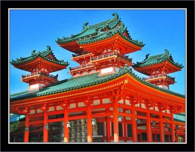  The Heian Shrine in Kyoto - detail 