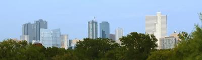 Fort Worth Skyline at Sunset