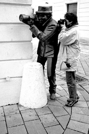 Sandy Carter and friend