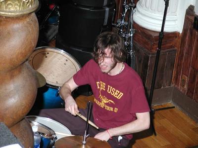 One Intense Drummer