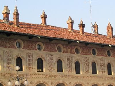 Frescoed arcade