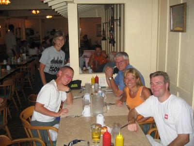 Dinner at Furnace Creek (Who's that in the background?)