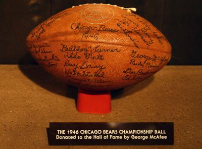 1946 Championship Ball, Chicago Bears