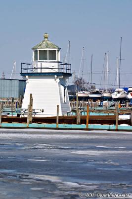 Old Port Clinton Pier Lighthouse