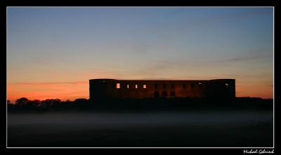 The mist rolls in at sunset, Borgholm