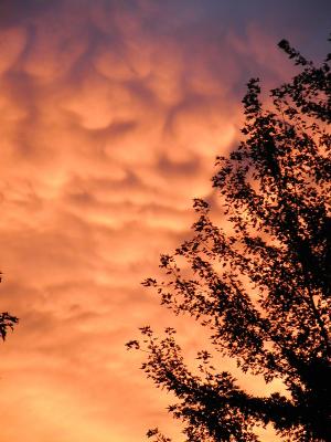 October sunset