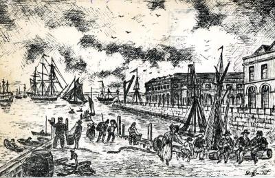 View from the pier 1830