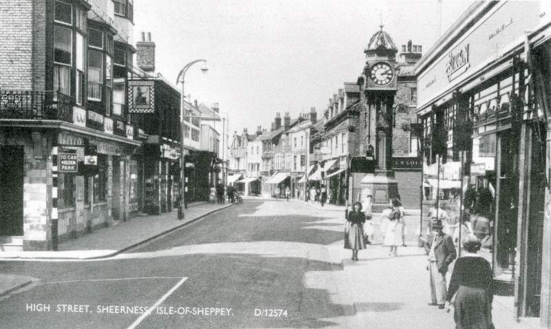 High.Street. 1950s