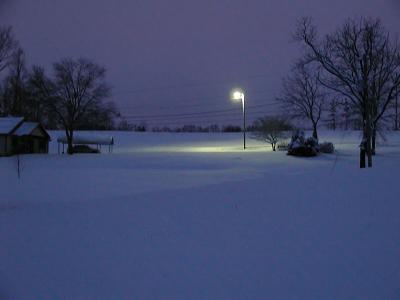 Snowfall in North Carolina