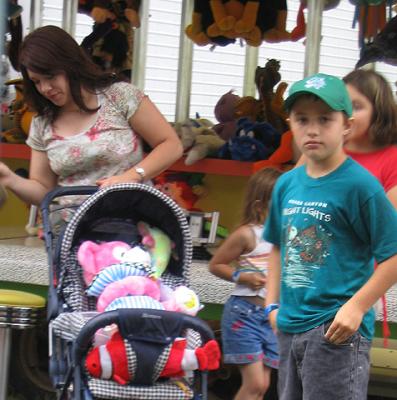 Looks like they traded the baby for some prizes