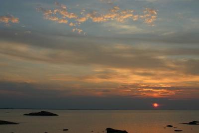 August 6: Yet another sunset after a beautiful day