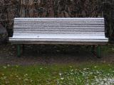 The frosty bench