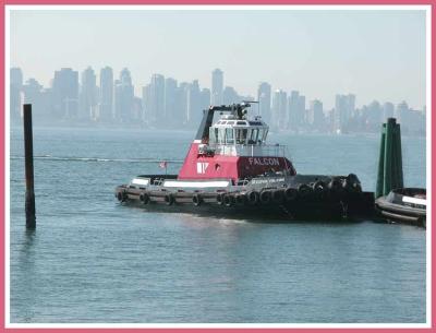 Tugboat. Seaspan Falcon.