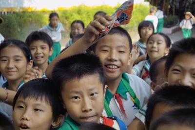 Chinese Schoolchildren on an outing 1