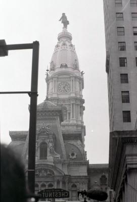 William Penn on top of City Hall, Phila, Pa.