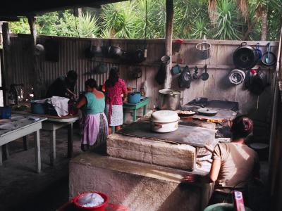 Kitchen at Restaurante Tikal
