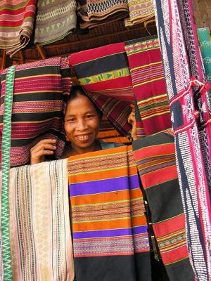 Cloth Merchant - Southern Laos
