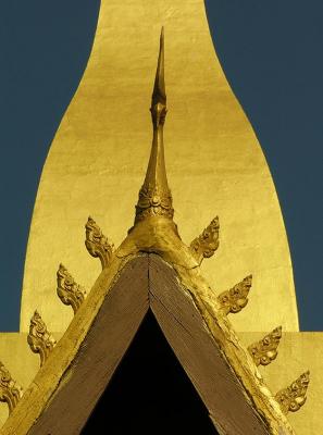 Cropped Thatluang Stupa - Vientiane