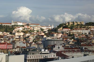 Lisbon - Castelo de Sao Jorge overlooking the city