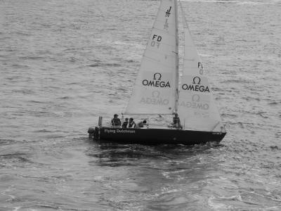 Sailing through the East River