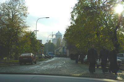 towards the new orthodox cathedral