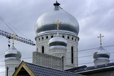 new orthodox cathedral from misha's front door