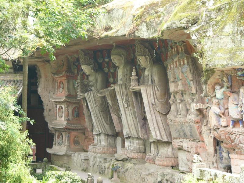 The Three Saints of Avatamsaka School Sect