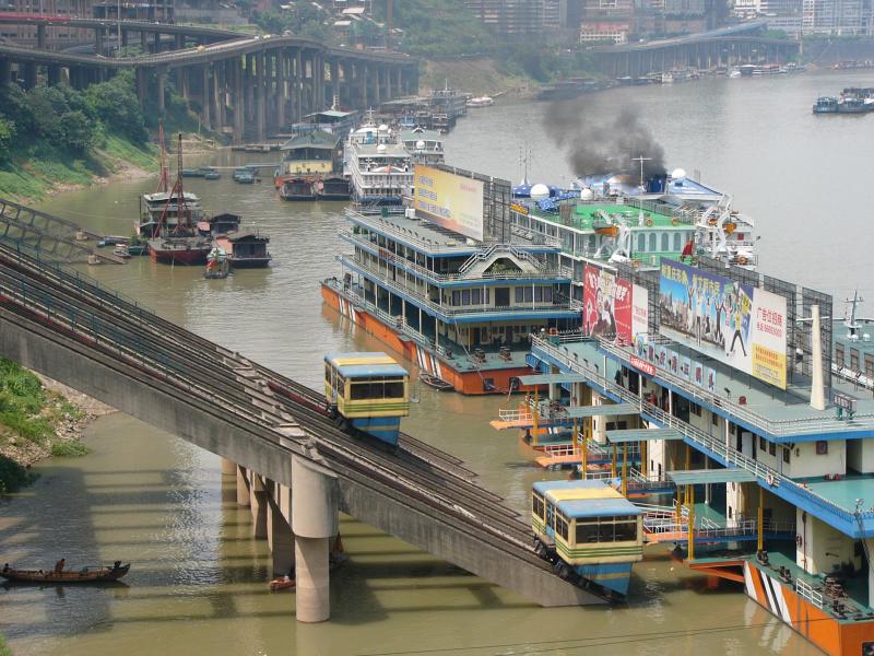 Ship pulling out