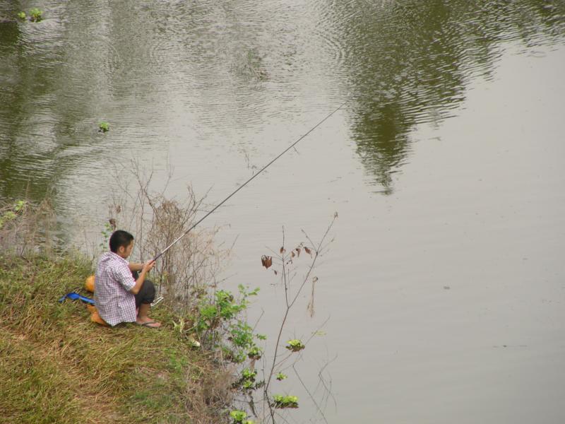 Man fishing