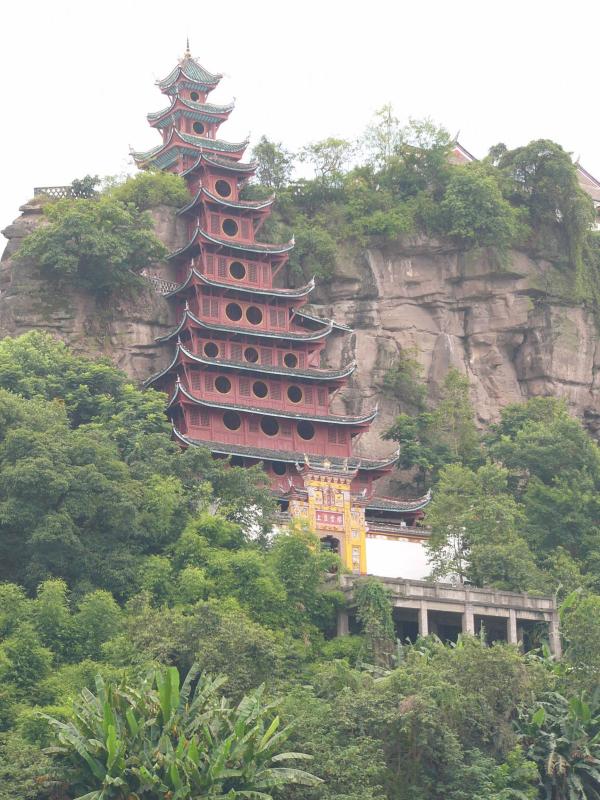 A 12 storey wooden temple