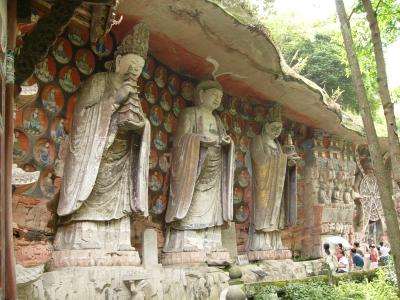 The Three Saints of Avatamsaka School Sect