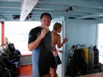 Pineapple after the dive