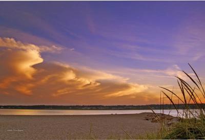Sunset at West-Beach