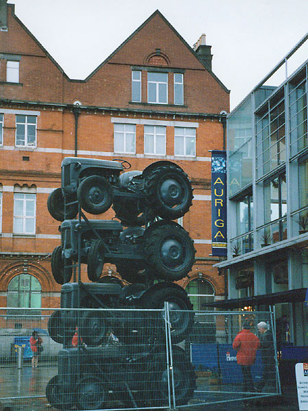 Tractor parking in Dublin
