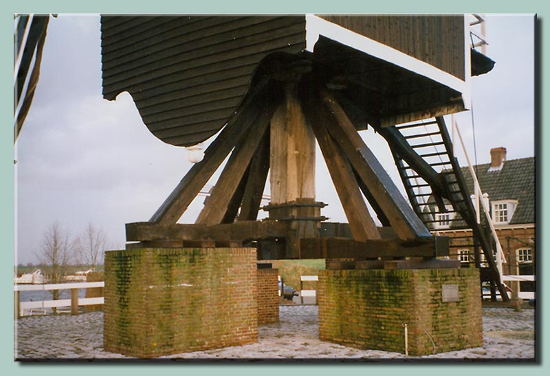 Windmill foundations at Heusden