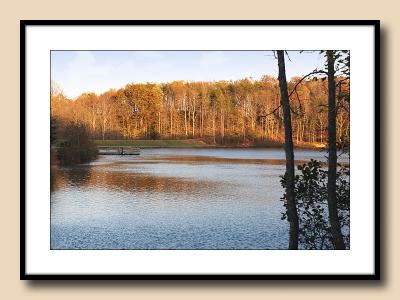 Crowders Mountain Lake--late afternoon