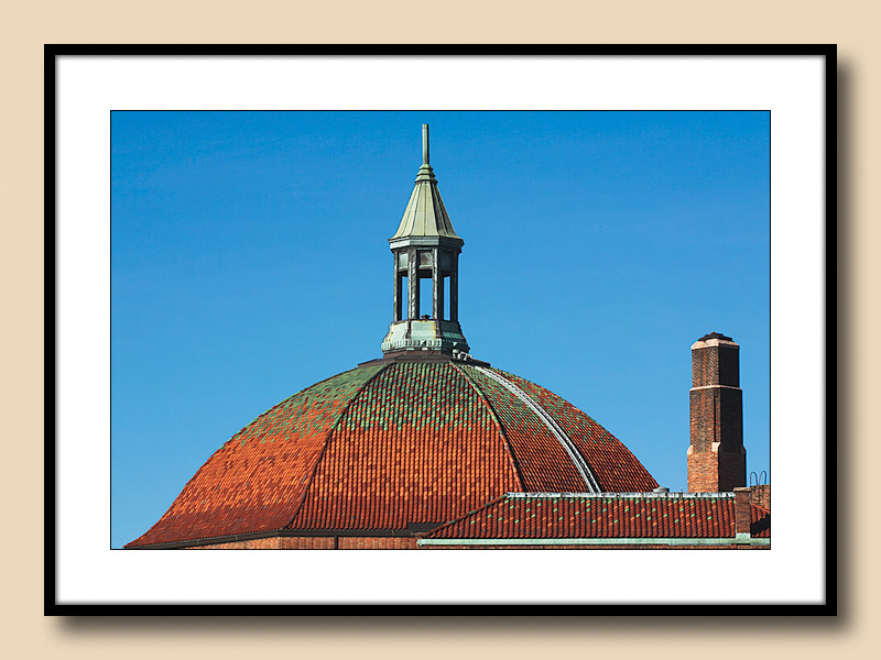 Tiled Roof of First Baptist