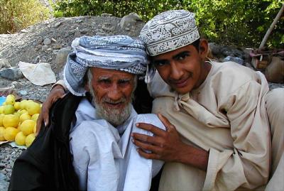 This old man was selling cucumbers along the road side. We stopped here to purchase some 'sweet lemons'.