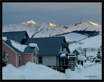 Crested Butte at daybreak