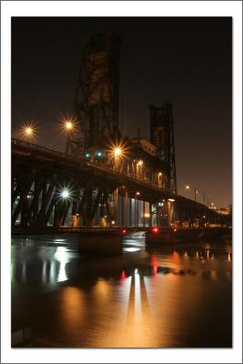 Metal Bridge over Portland