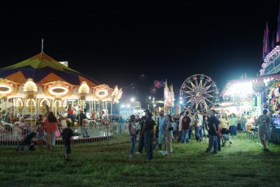 view of the fair