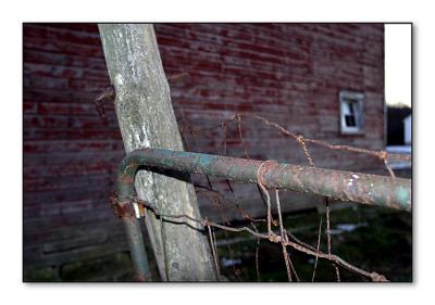Fence Rail and Window