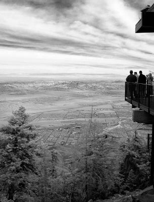 View from tram summit (infrared)