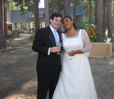 The happy couple